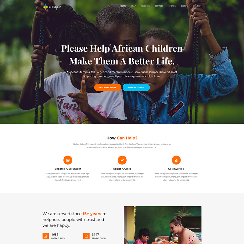 Chiller - Charity/Fundraising WordPress Theme