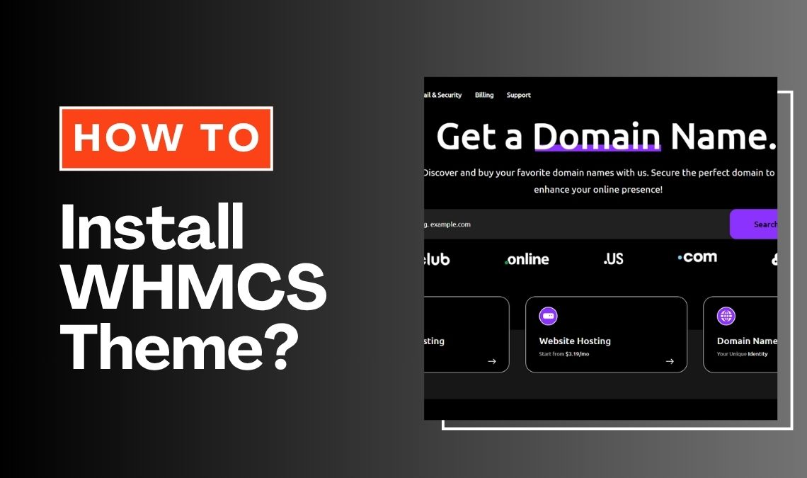install whmcs theme