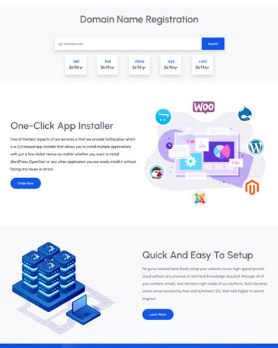 acehost html template