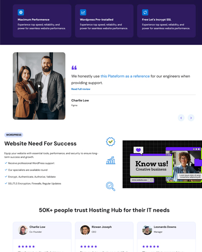ACT Cloud html template