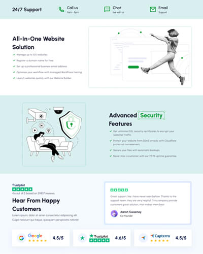 cubehost v2 html template