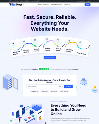 elitehostv2 web hosting template