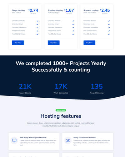 erahost html template