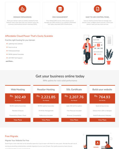 metrohost html template