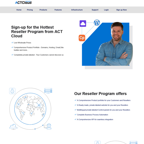 actcloud partnersite theme