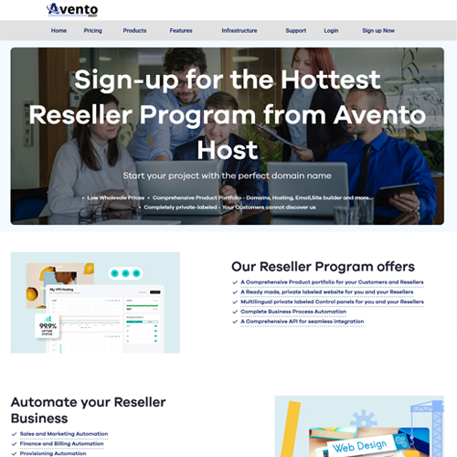 aventohost partnersite theme