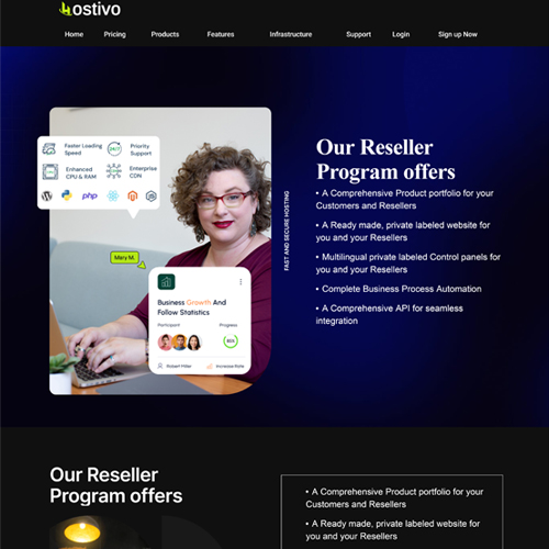hostivo partnersite theme