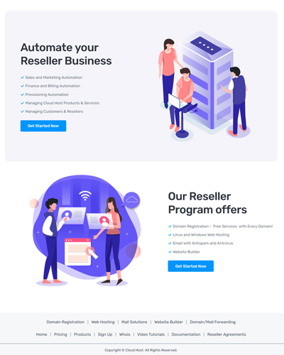 cloudhost v2 partnersite theme