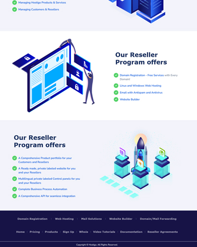 hostigo partnersite theme