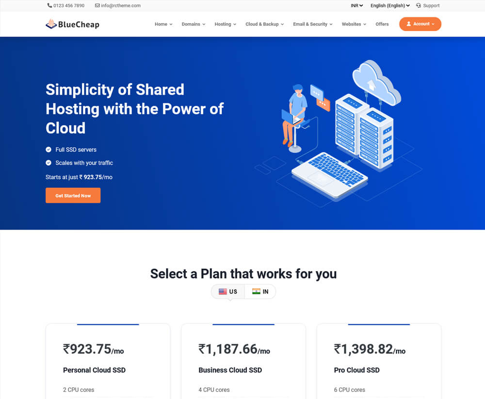 resellerclub supersite themes