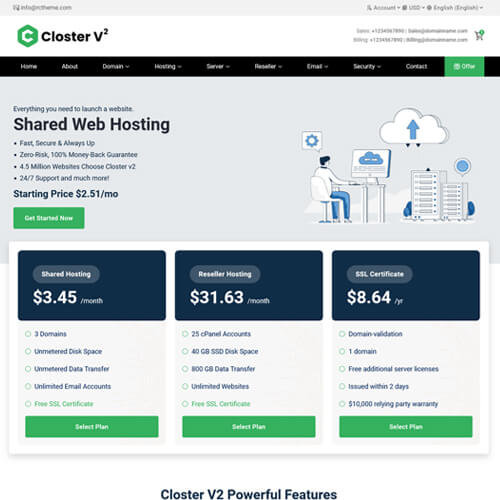closter v2 supersite theme