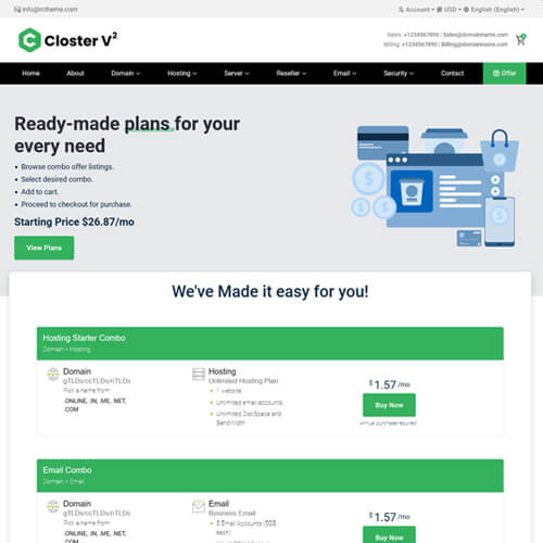 whmcs order templates