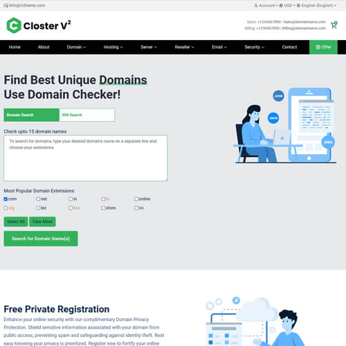 bootstrap whmcs templates