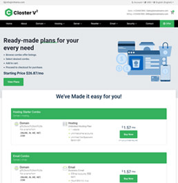 web hosting platform templates