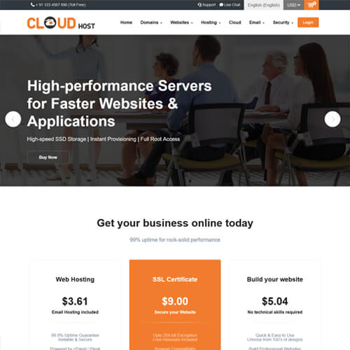cloudhost supersite theme