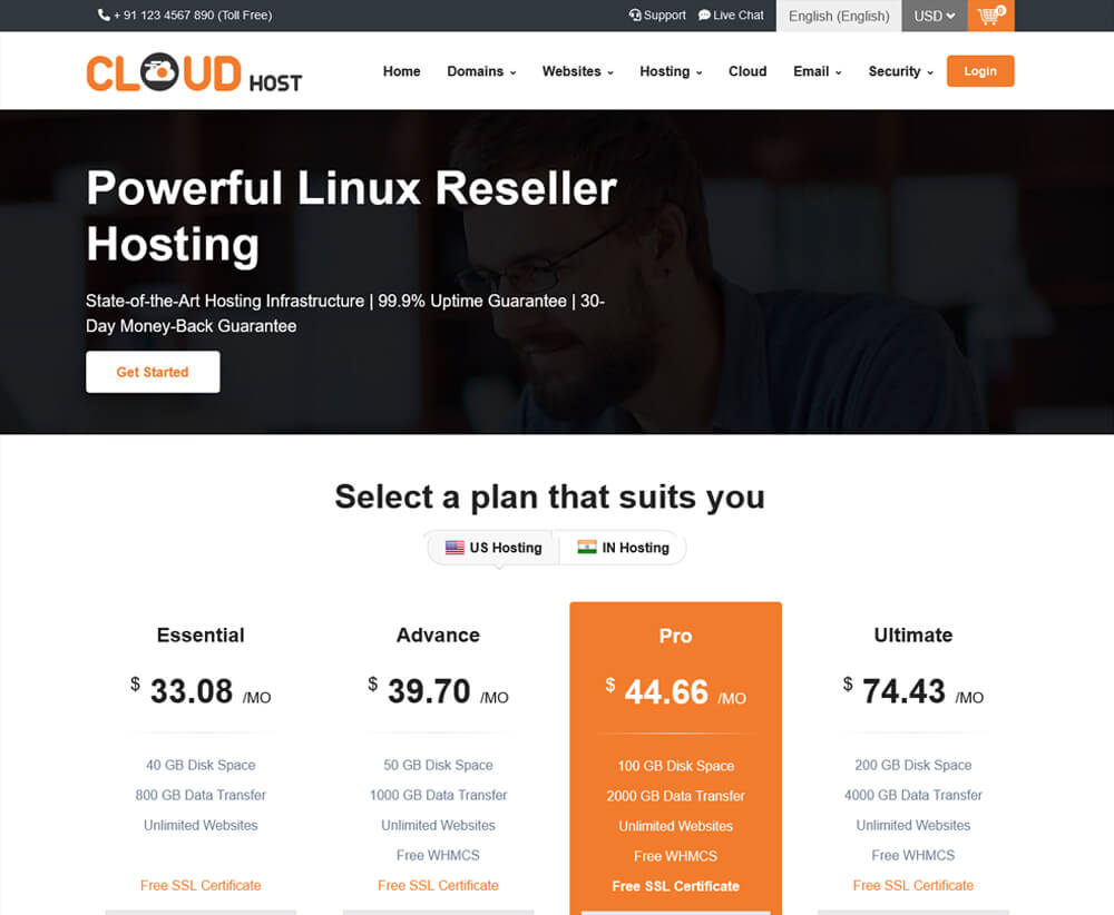 resellerclub supersite themes