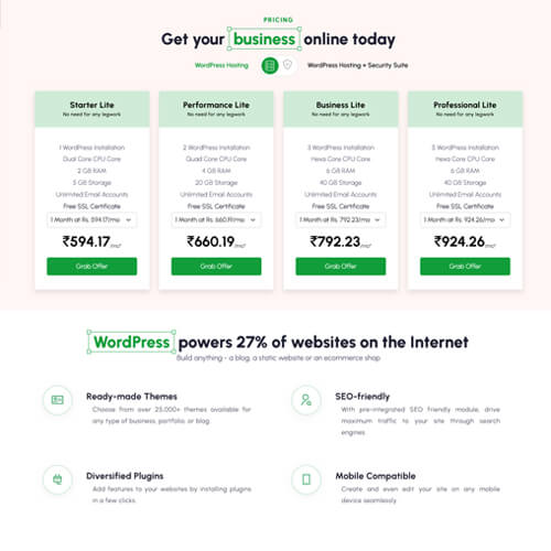 affordable pricing