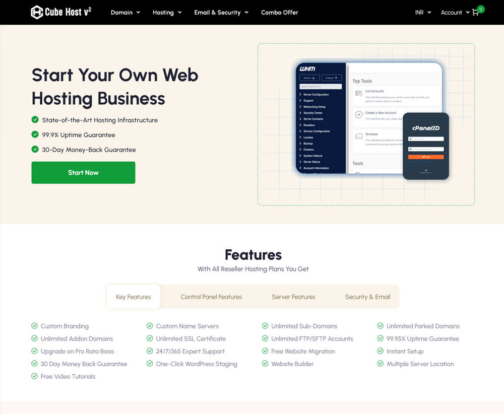 resellerclub supersite themes