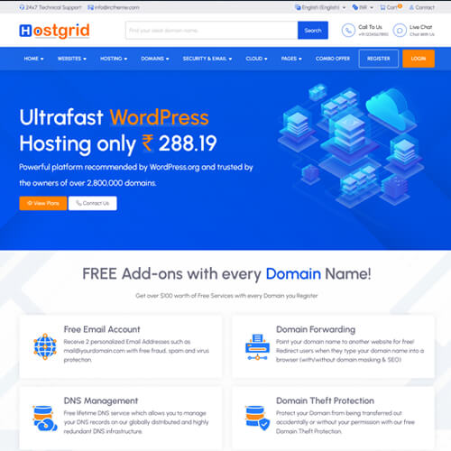 hostgrid supersite theme