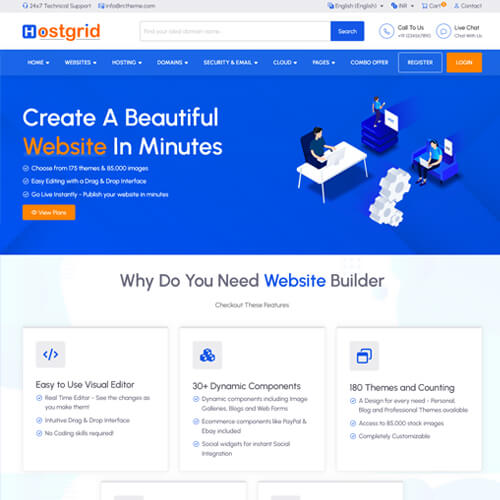 professional website themes