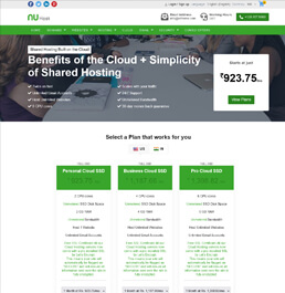 web hosting platform templates