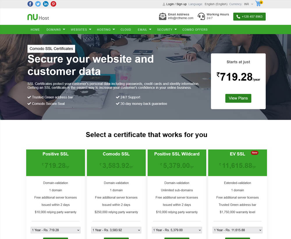 resellerclub supersite themes