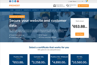 reseller hosting storefront