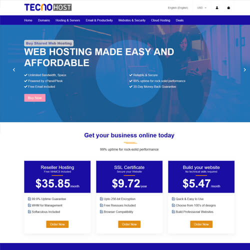 tecnohost supersite theme