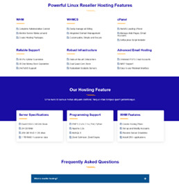 web hosting platform templates