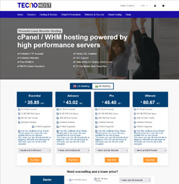 reseller hosting templates