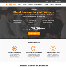 web hosting platform templates