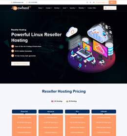 customizable resellerclub supersite storefront