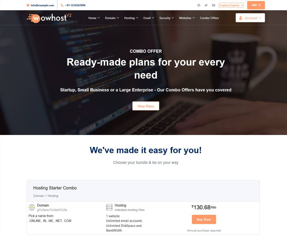 resellerclub supersite themes