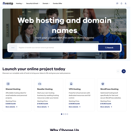 aventohost whmcs theme