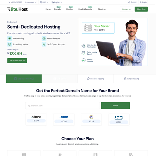 elitehost hosting html template