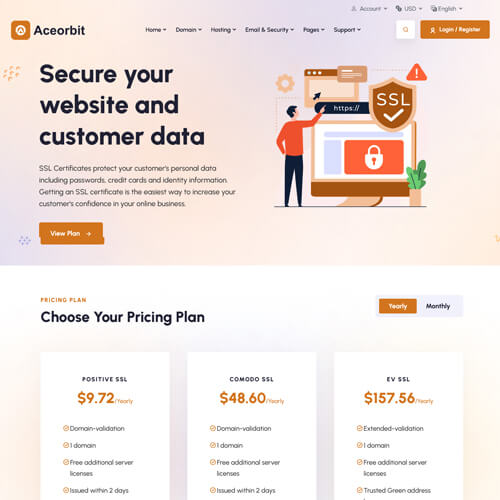 premium whmcs templates