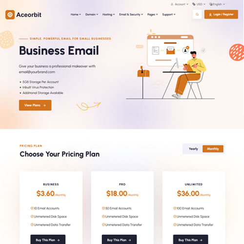 responsive whmcs themes