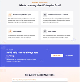 web hosting platform templates