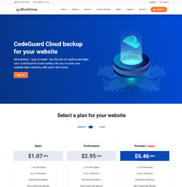 web hosting platform templates