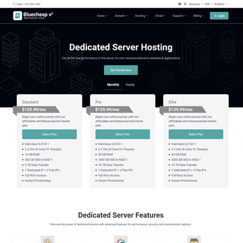 premium whmcs templates