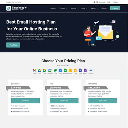 responsive whmcs themes