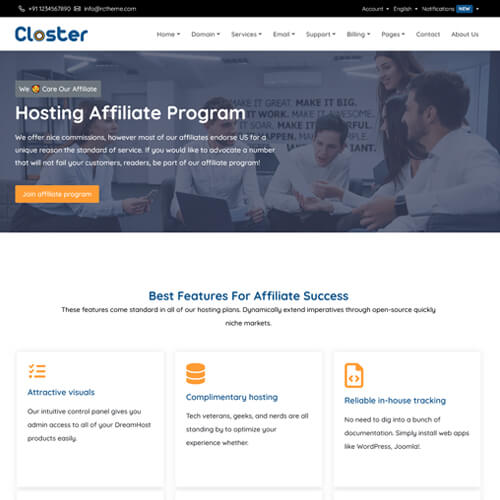 premium whmcs templates