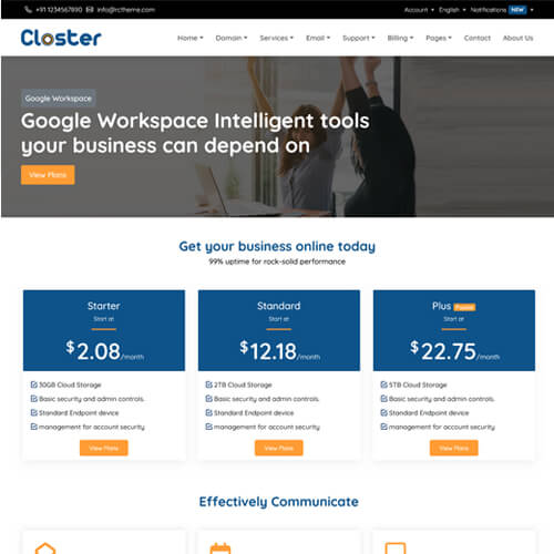 responsive whmcs themes