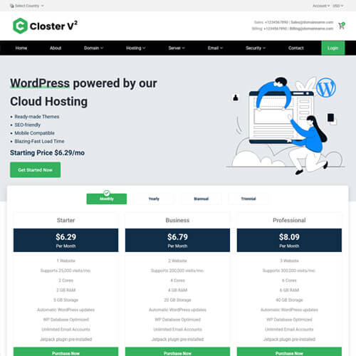 modern WHMCS themes