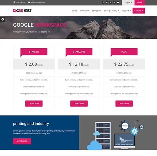 bootstrap whmcs templates