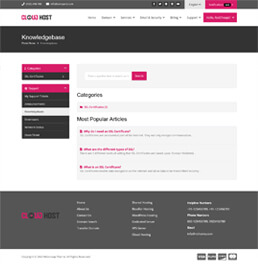 web hosting platform templates