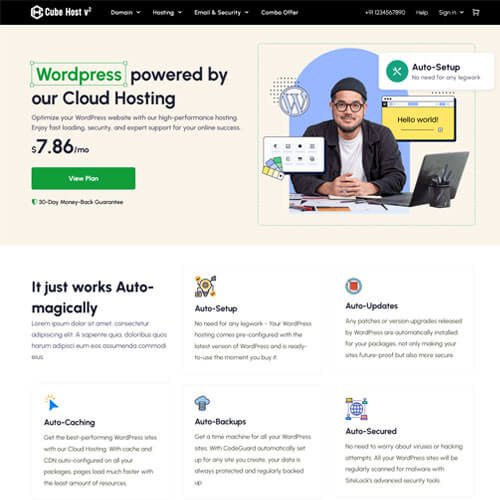 Customizable whmcs Templates