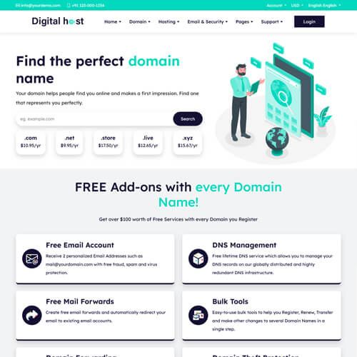 Customizable whmcs Templates