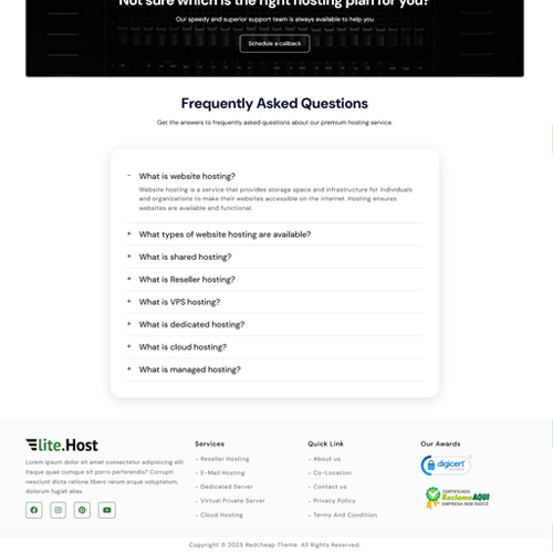 Customizable whmcs Templates