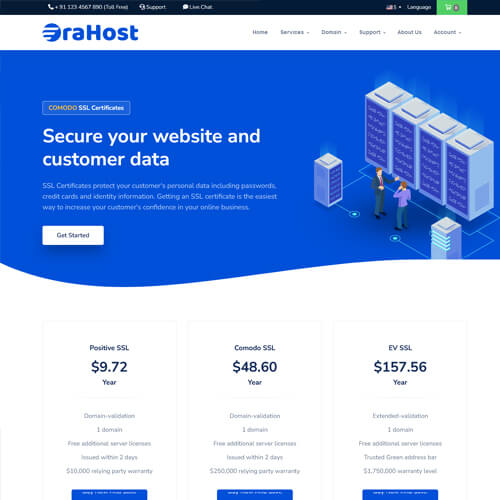 modern WHMCS themes